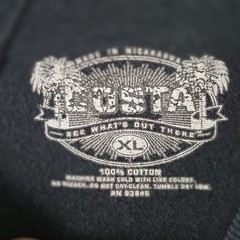 Costa Del Mar Men’s XL Navy Blue”Born On The Water” Short Sleeve T-Shirt