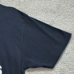 Adidas T-Shirt Men’s L Black Crew Neck Graphic Pullover Easy Care Stretch Casual