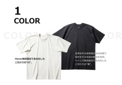 Hanes SHIRO KURO Japan exclusive T-Shirt 2-pack 7.0 oz unisex JP-size New
