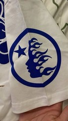 Hellstar Men’s T-Shirt Size Medium blue and white fits true to size