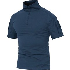Men’s Tactical Short Sleeve Shirts 1/4 Zip Outdoor Pullover Slim Fit Work Shirts