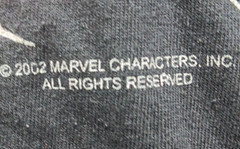Y2K Spiderman AAA Mens Medium Black T Shirt 2002 Marvel Characters Vintage