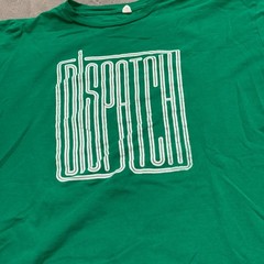 Green Dispatch Tee XL Band Logo Front Soft Cotton Free Fast Shipping