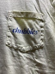 Chubbies THE WEEKEND HAS ARRIVED Yellow Pocket Tee T Shirt MENS SIZE SMALL