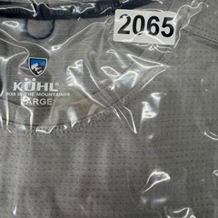 Kuhl T-Shirt Mens Large Gray Short Sleeve Engineered Krew Hiking Top 7361