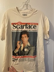 SCARFACE OFFICIAL LICENSED SHIRT BRAND NEW WITH TAGS EXTREMELY RARE VTG INSPIRE
