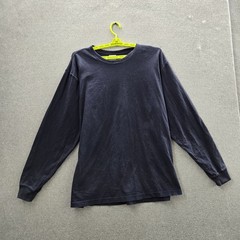 Carhartt Men Shirt XL REGULAR Navy Logo K231 Original Fit Long Sleeve
