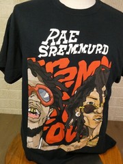 Rae Sremmurd SremmLife 2 Concert Tour Lil Yachty Rap Large 2 Sided Black T-Shirt