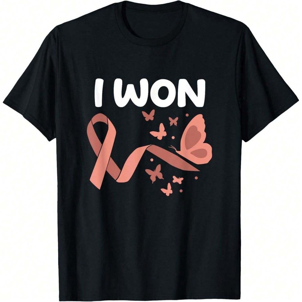 100% cotton I Win Endometrial Cancer Awareness Graphic Tee