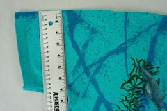 Vintage 90’s Hanes Dolphin shirt all over print tagged medium aquatic marine