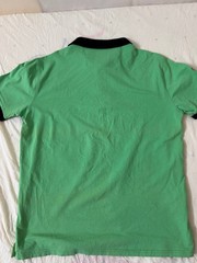 Be For You Sportswear Men’s Green Polo Shirt Graphic Embroidered Patches