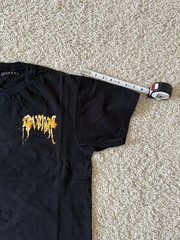 Revenge – Black “FLAME” Tee Men’s Size Large 2019