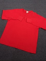 Vintage LL Bean River Driver Shirt Mens XL Double Layer Wool Made In USA Red