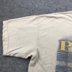 Vintage Panama Jack Shirt Mens Large Beige Double Sided Graphic Beach Tee 90s