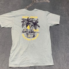 Vans Dual Palm Delivery Service T Shirt Mens Medium Gray Crew Neck Classic Fit