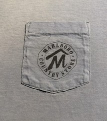 VTG Marlboro Country Store Pocket Shirt Cowboy Horse Western Rodeo XL DISTRESSED