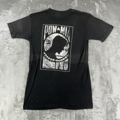 Vintage Oneita Shirt Mens Medium Black POW MIA 58044 Vietnam Double Sided Tee