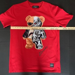 Eternity BC/AD Terminator Bear T-Shirt Color Red Size Medium Exc Condition