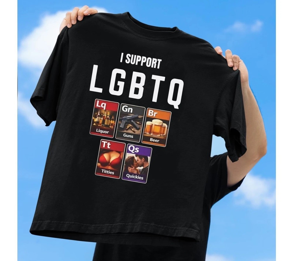 I Support LGBTQ T-Shirt, Funny Meme Tee FAST SHIP