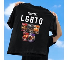 I Support LGBTQ T-Shirt, Funny Meme Tee FAST SHIP