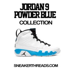 Shirt To Match Jordan 9 Powder Blue Shoes – Trust issues Sneaker Tees