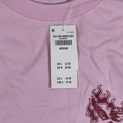 HOLLISTER Men’s Shirt ‘LOVE’ in Pastel Pink Size Medium