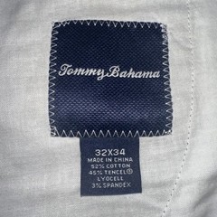 NWT Tommy Bahama Bryant Men’s 32×34 Flat Front Khakis $118 Style t1957