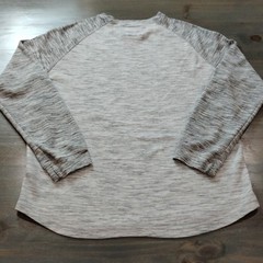 CSG Mens Size XL Heather Gray Thermal Shirt Waffle Knit Long Sleeve Warm Layer