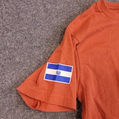 Castillo Del Rey El Salvador T Shirt Mens Medium Orange Graphic Tourist Cotton