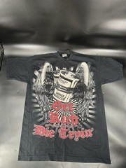 Y2K Pro T Max Heavy 2X-Tall Get Rich Or Die Trying Money Wings Black