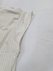 Salt Murphy Julian Top Shirt Mens Medium Sleeveless White Striped