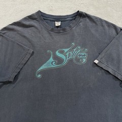 Vintage Y2K Split Skateboarding Faded Distressed Graphic T-shirt Size XL 90s