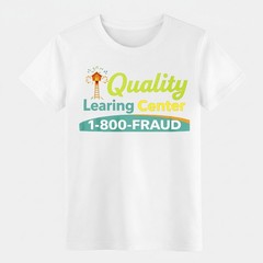 Unisex Casual Quality Learing Center 1-800-FRAUD T-Shirt Funny Meme Graphic Tee