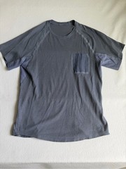 Lululemon Ventilated Hiking Short Sleeve Shirt Gray Men’s Medium