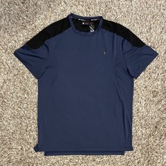 Spyder Active Shirt Mens Medium Blue Black Performance Wicking ProWeb