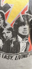 AC/DC “Living Easy, Living Free” Graphic Band T-Shirt – Size Small