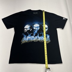 Migos Tee Shirt Mens Large Black Rap YRN Takeoff Offset Hip Hop Graphic Y2K
