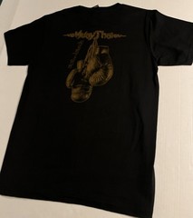 NEW Muay Thai Thailand Boxing Sparkle T-Shirt MEDIUM Saffar MMA Tattoo NWOT