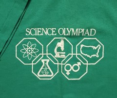 Vintage 1980s Science Olympiad Foothill Jr High Made in USA Medium Shirt