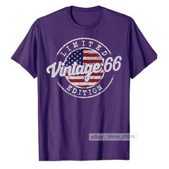 Born in 1965 Birthday 60 Years Old T-Shirt USA Flag 60th Bday Tee Gifts American