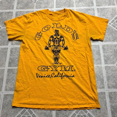 Vintage Gold’s Gym Venice T-Shirt Workout Fitness Tee S-5XL