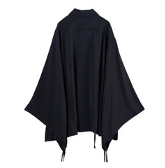 NOT CONVENTIONAL Kimono Shirt Black Free Size
