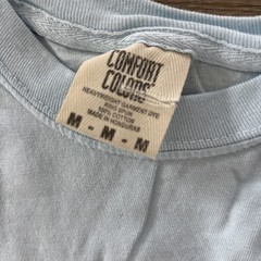 Light Blue Comfort Colors Plain T-shirt – Medium Unisex