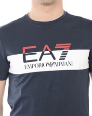 Emporio Armani Ea7 Sweatshirt Men’s Blue T Shirt 3GPT69 PJ03Z 1554