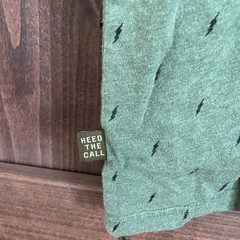 Howler Bros Size Medium All Over Lightening Pocket Tee Preppy Money Green