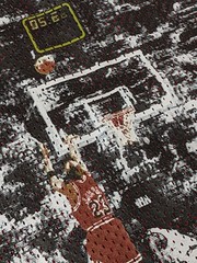 Air Jordan Last Shot Photo Jersey Men L Jumpman Mesh Last-Dance MJ Bulls Sewn