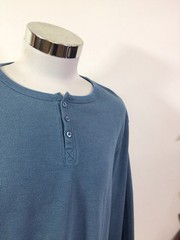 Buffalo David Bitton Thermal Henley Mens XL