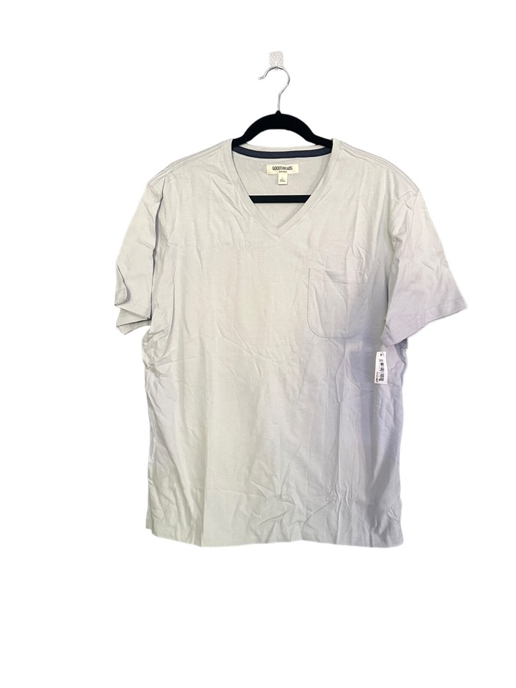 Goodthreads Light Blue Pocket V neck T Shirt Mens Size Large