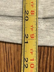 Vintage 90s Cropped T-shirt XL BOSS Russell Athletic Gray NUBLEND NOS