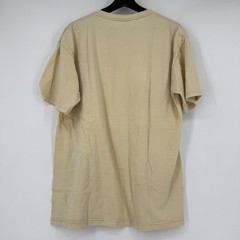 Jerzees Mens Wild Outdoors Deer Graphic T-Shirt Tan Large Heavyweight Blend